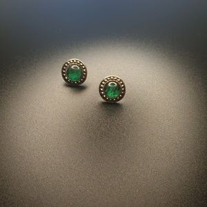 Vintage silver tone earrings